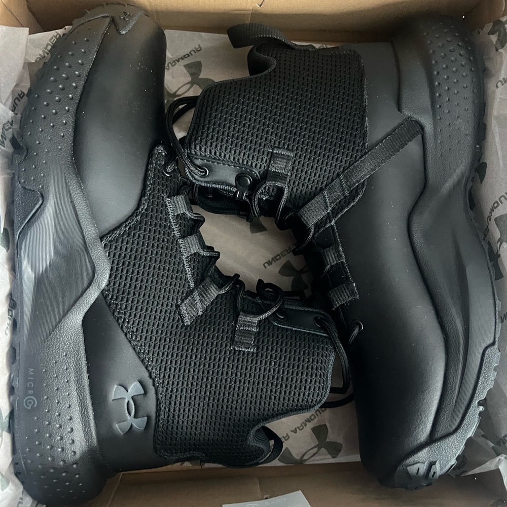 Under Armour Black UA Micro G Stellar Mid Boots